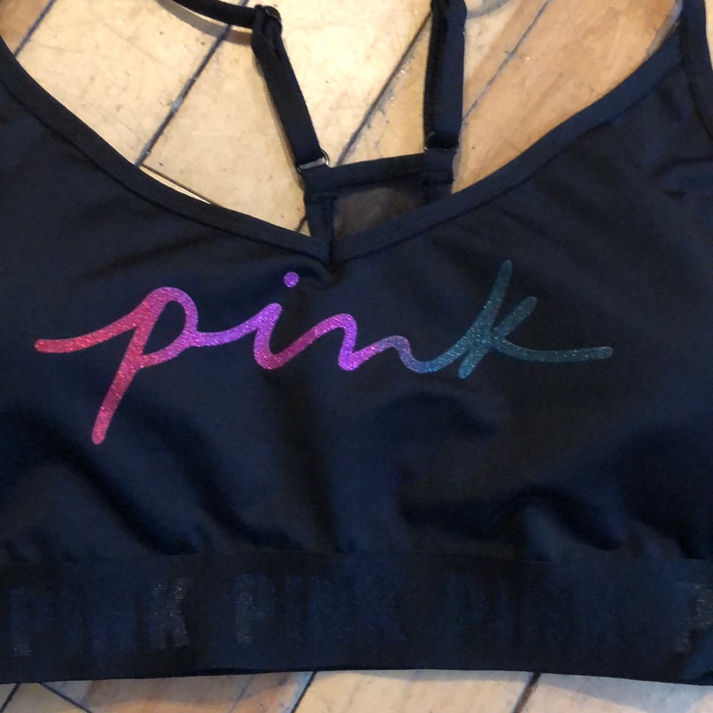 Pink Sports bra